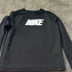 Nike Black Crew Neck Top
